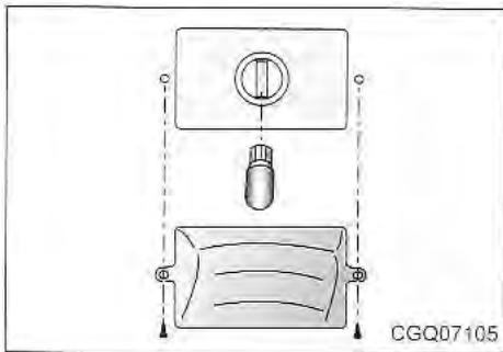 KIA Sedona KV2 (2002-2005) - Remplacement de I'ampoule du feu d'arrêt central surélevé - 3