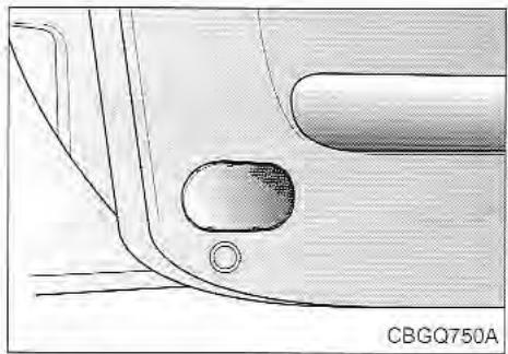 KIA Sedona KV2 (2002-2005) - Eclairage de l'espace utilisé arrêté - 1