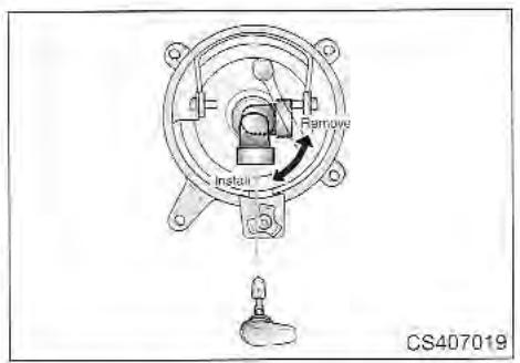 KIA Sedona KV2 (2002-2005) - Remplacement de I'ampoule de clignotant avant - 6