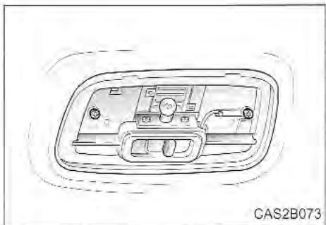 KIA Sedona KV2 (2002-2005) - Remplacement de l'ampoule d'éclairage de l'espace utilisé - 1