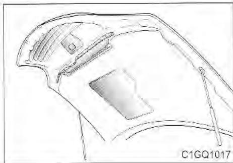 KIA Sedona KV2 (2002-2005) - Ouverture du capot - 2