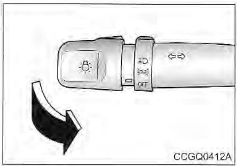 KIA Sedona KV2 (2002-2005) - Fonctionnement des feuels de route - 1