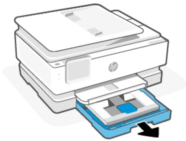 HP INSPIRE7221E - Ouvrez le bac principal. - 1