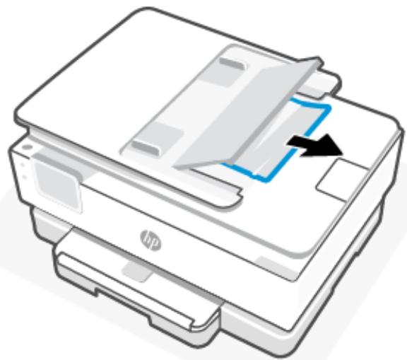 HP INSPIRE7221E - Pour éliminer un bourrage papier dans le chargeur de documents (certains modèles uniquement) - 5