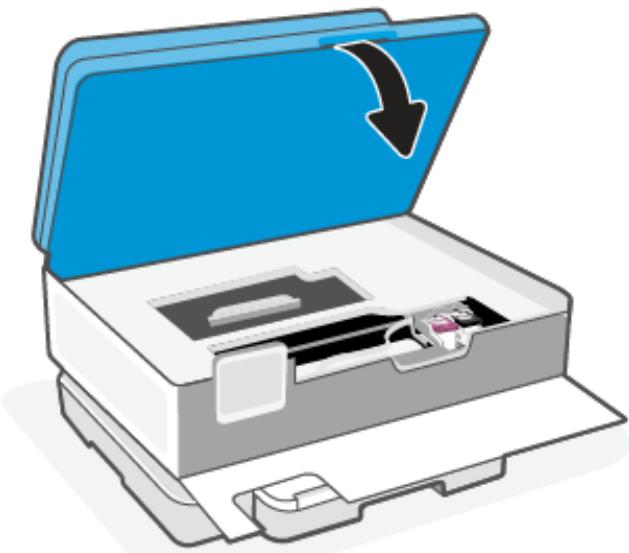 HP INSPIRE7221E - Ouvrez la porte d'accès au chariot. - 7