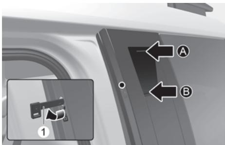 HYUNDAI Santa Fe TM Phase 2 (2020-2023) - Poignée d'assistance cachée - 1