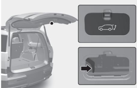 HYUNDAI Santa Fe TM Phase 2 (2020-2023) - Déverrouillage de sécurité d'urgence du hayon - 1