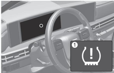 HYUNDAI Santa Fe TM Phase 2 (2020-2023) - Témoin de dysfonctionnement TPMS - 1