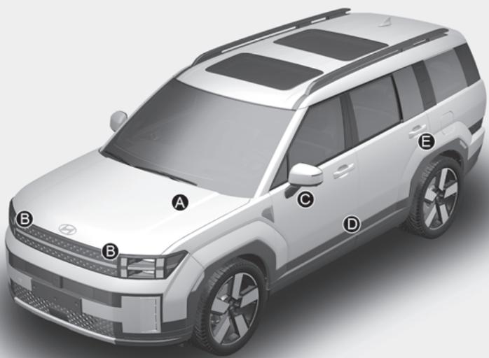 HYUNDAI Santa Fe TM Phase 2 (2020-2023) - AVERTISSEMENT - 1
