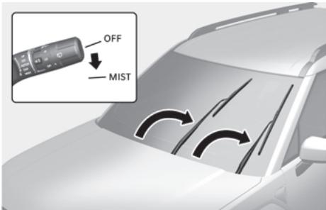 HYUNDAI Santa Fe TM Phase 2 (2020-2023) - Remplacement de balai d'essuie-glace avant - 1
