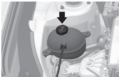 HYUNDAI Santa Fe TM Phase 2 (2020-2023) - Vérification du niveau de liquide de refroidissement - 1