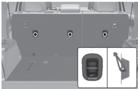 HYUNDAI Santa Fe TM Phase 2 (2020-2023) - Fixation d'un siège du système de retenue pour enfant avec le système d'ancrage Tether Anchor - 1