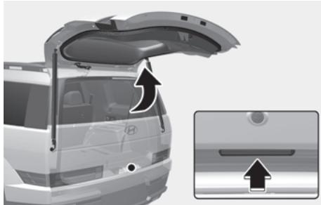 HYUNDAI Santa Fe TM Phase 2 (2020-2023) - Bouton d'ouverture/fermeture du hayon électrique (à l'extérieur du hayon électrique) - 1
