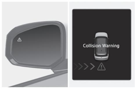 HYUNDAI Santa Fe TM Phase 2 (2020-2023) - Fonctionnement de l'assistance à l'évitement de collision transversale arrière - 1