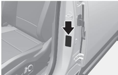 HYUNDAI Santa Fe TM Phase 2 (2020-2023) - Étiquette de spécification et de pression des pneus - 1