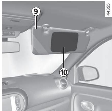 RENAULT Twingo 3 E-TECH (2019) - Rangement pare-soleil 8 - 1