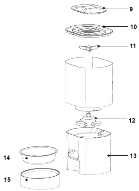 LIVOO PET106 - Distributeur de croquettes automatique - 4