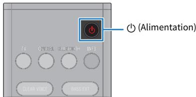 YAMAHA SRB40A - Appuyez sur le bouton (alimentation). - 1
