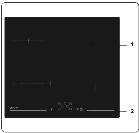 SHARP KH6V08FT0K - Liste des composants - 1