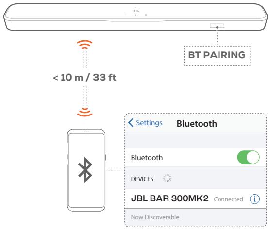 JBL BAR300MK2 - Connexion à votre appareil Bluetooth - 1