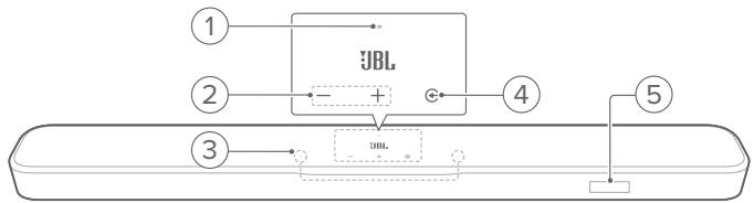 JBL BAR300MK2 - Façade et panneau supérieur - 1