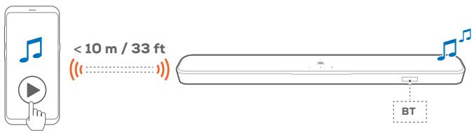 JBL BAR300MK2 - Lecture depuis la source Bluetooth - 1