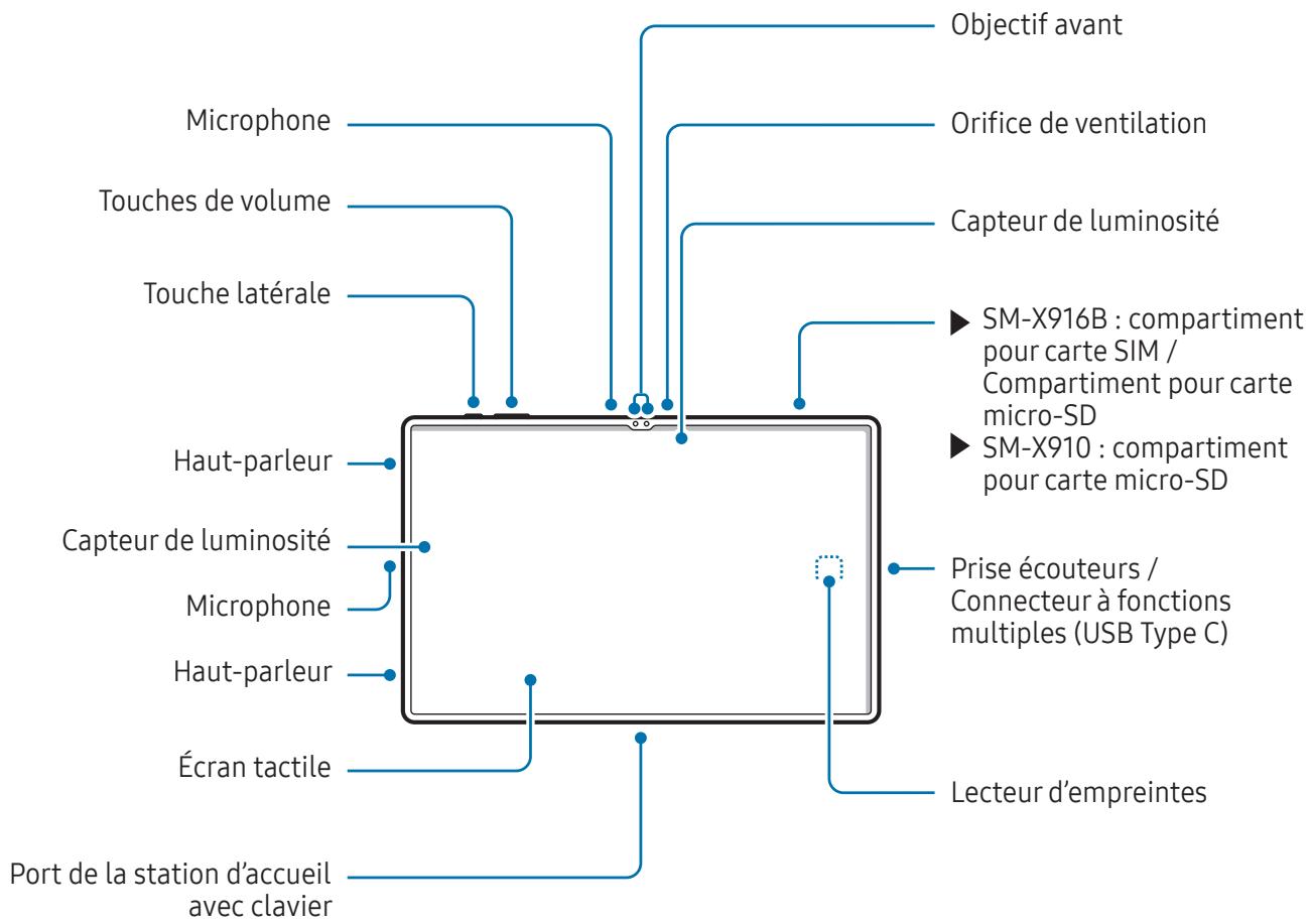 SAMSUNG Galaxy Tab S9 Wi-Fi - Présentation de l'appareil et de ses fonctions - 5