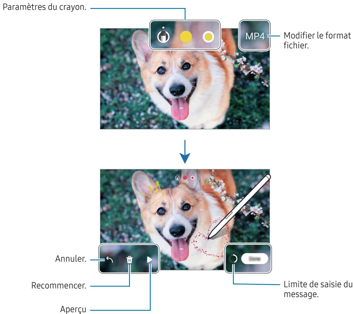 SAMSUNG Galaxy Tab S9 Wi-Fi - Messages animés - 1