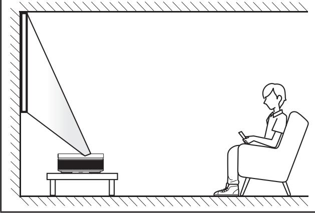 OPTOMA PHOTONGO - Installation du projecteur - 1