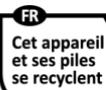 LITTLE BALANCE 8655 - Avertissement et précautions relativement aux piles (modèles à chargement USB non concernés) - 8