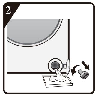 HISENSE WFQE1214EVJM - IMPORTANT : Vérifiez que l'eau a refroidi avant de vidanger l'appareil. - 2
