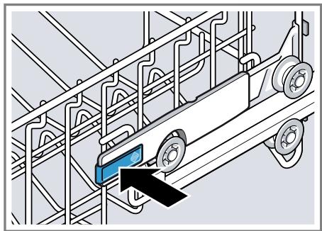 BOSCH SMV6ZCX10E - Ajuster le panier à vaisselle supérieur avec les leviers latéraux - 1