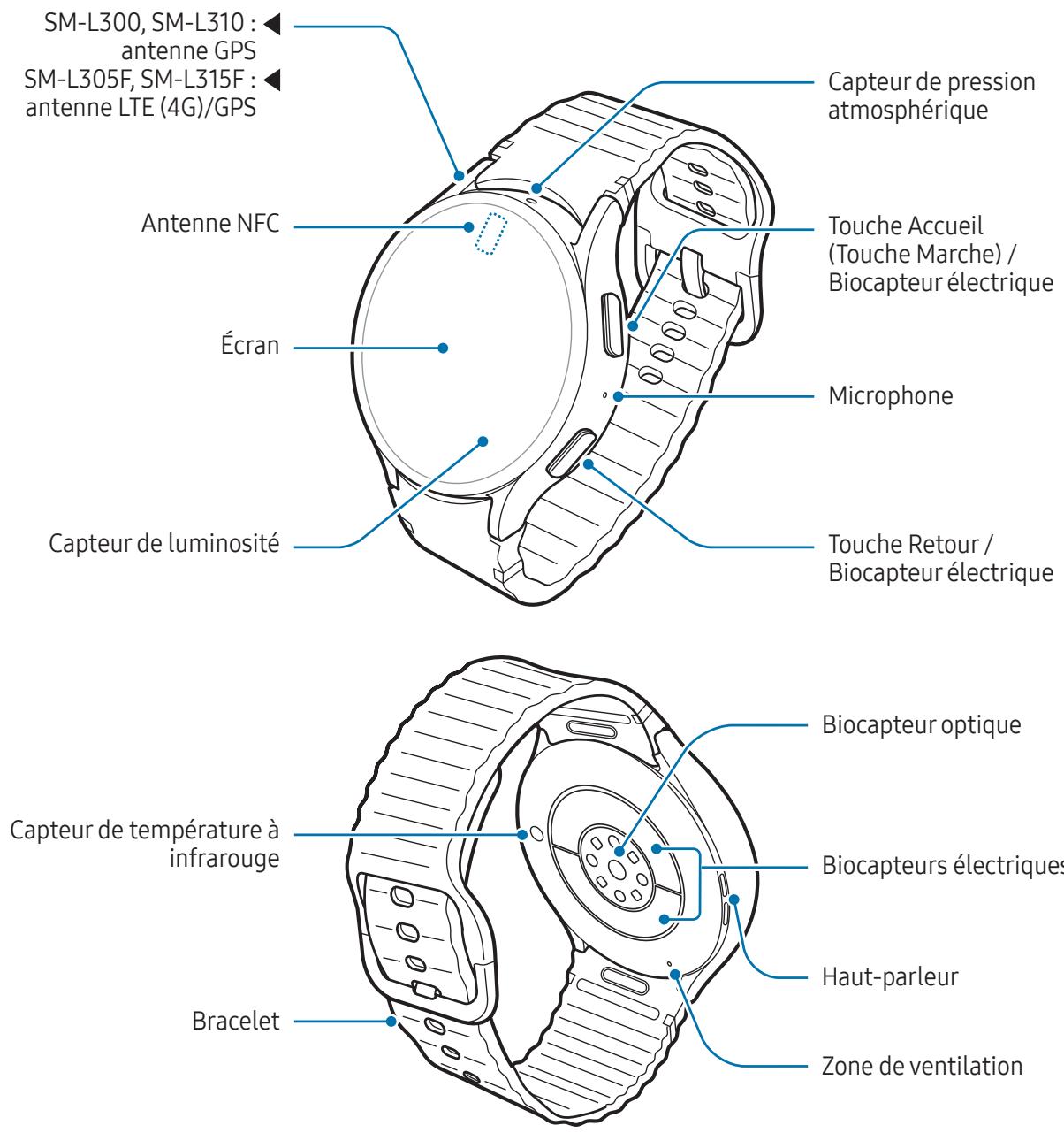 SAMSUNG SML500NZWAXEF - Montre - 1