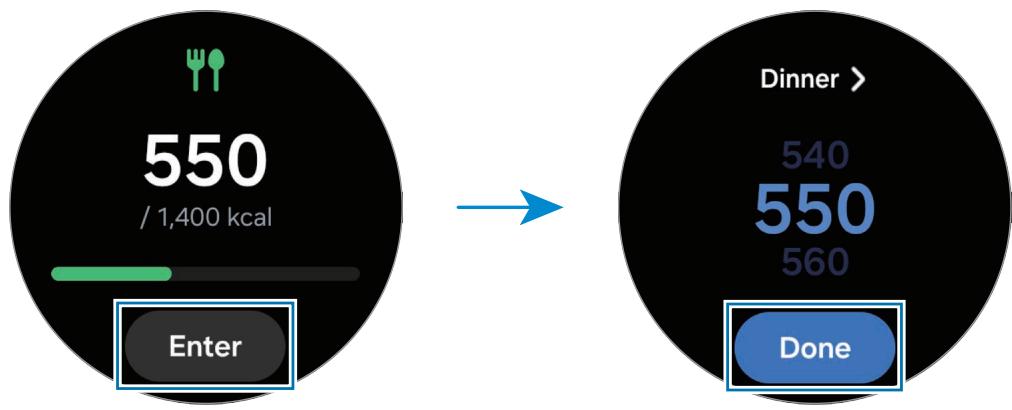 SAMSUNG SML500NZWAXEF - Enregistrer les calories - 1