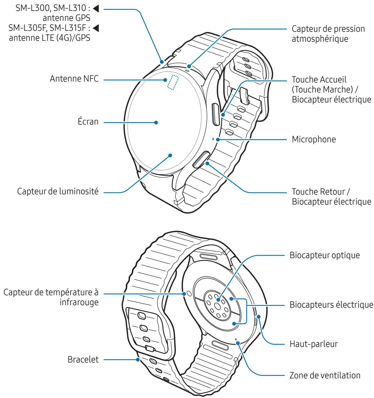 SAMSUNG SML500NZWAXEF - Montre - 1