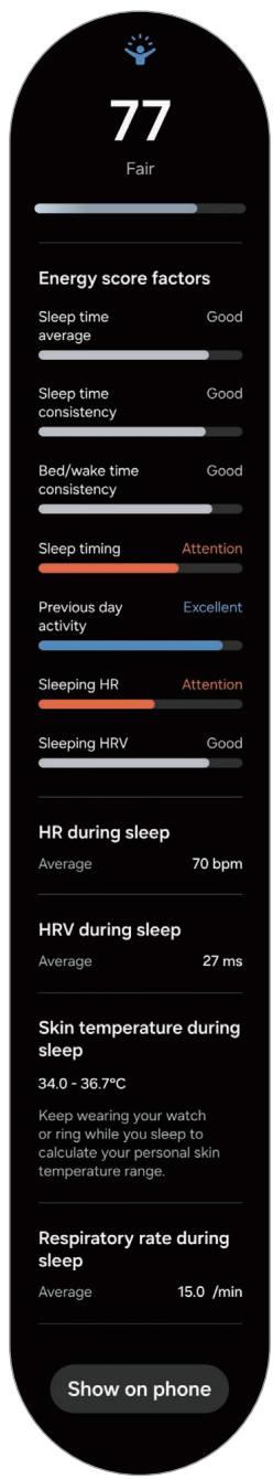 SAMSUNG SML500NZWAXEF - Score d'énergie - 1