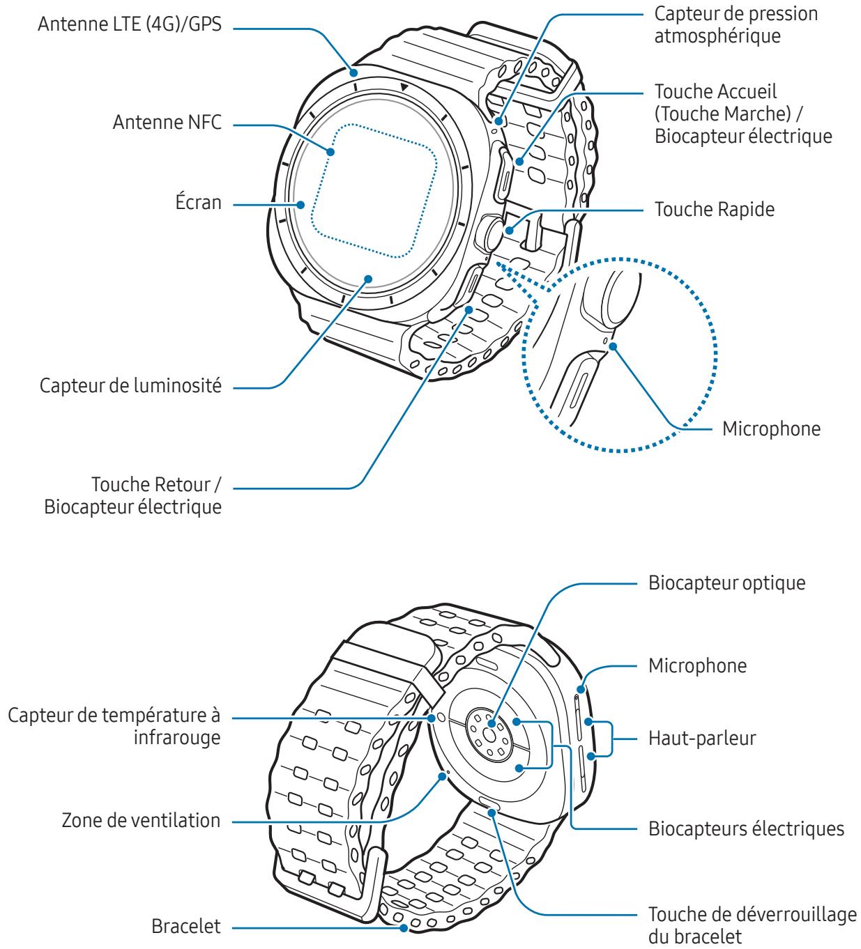 SAMSUNG SML500NZWAXEF - Montre - 2