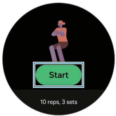 SAMSUNG SML500NZWAXEF - Commencer les exercices répétitifs - 2