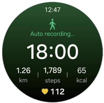 SAMSUNG SML500NZWAXEF - Fonction de détection automatique des exercices - 1