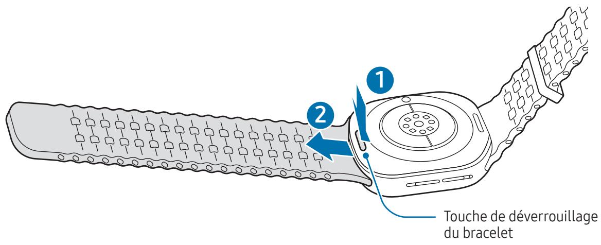 SAMSUNG SML500NZWAXEF - Enlever le bracelet - 1