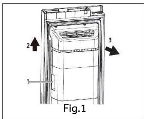 HAIER HSW79F18CIMM - Retrait du bac à glaçons - 1