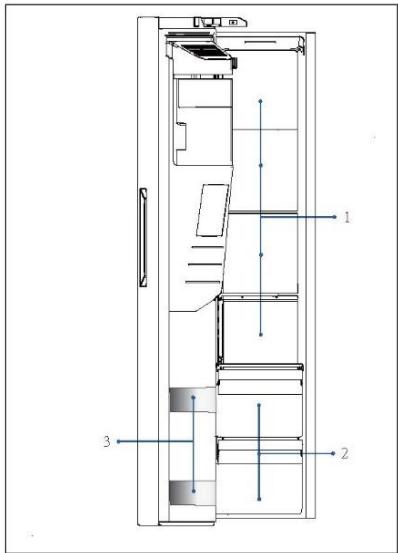 HAIER HSW79F18CIMM - Conservation dans le compartmenting concélateur - 1