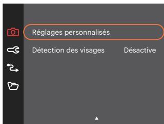 KODAK AZ255BK - (useiszeci tte methode pour selectionner un reglage personalisé différent): - 1