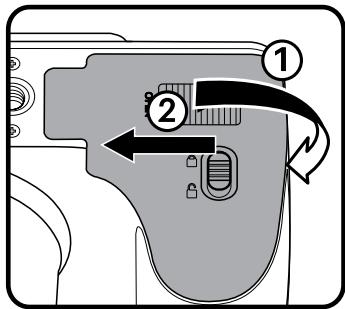KODAK AZ255BK - Installez la batterie et la carte mémoire - 6