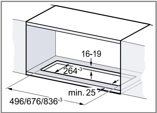 BOSCH DLN56AC50 - Préparer le meuble - 1