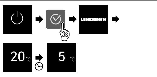 LIEBHERR IRBC4520-22 - Activation de l'appareil - 1
