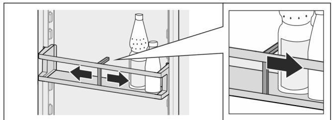 LIEBHERR IRBC4520-22 - Utiliser le porte-bouteilles - 1