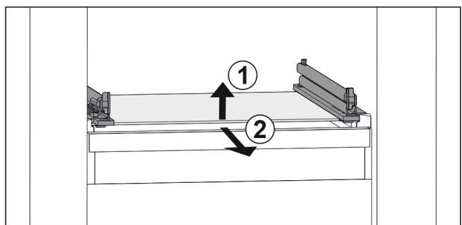 LIEBHERR CBNBSA10575I-1 - Retirer / insérer la tablette en verre - 1