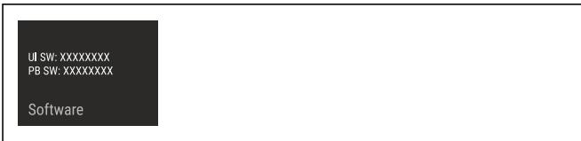 LIEBHERR CBNBSA10575I-1 - Affichage de la version logicielle - 2