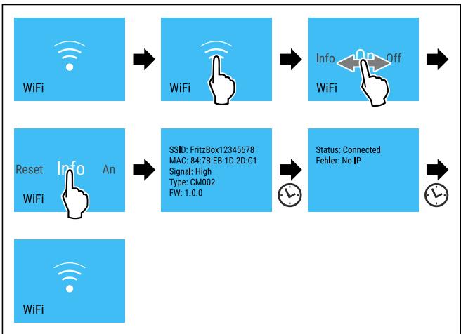 LIEBHERR CBNBSA10575I-1 - Afficher des informations sur la connexion Wi-Fi - 2